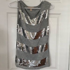 SOLD!! Great Condition!! MK Sequin Tank, size XS